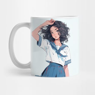 Schoolgirl Anime Mug